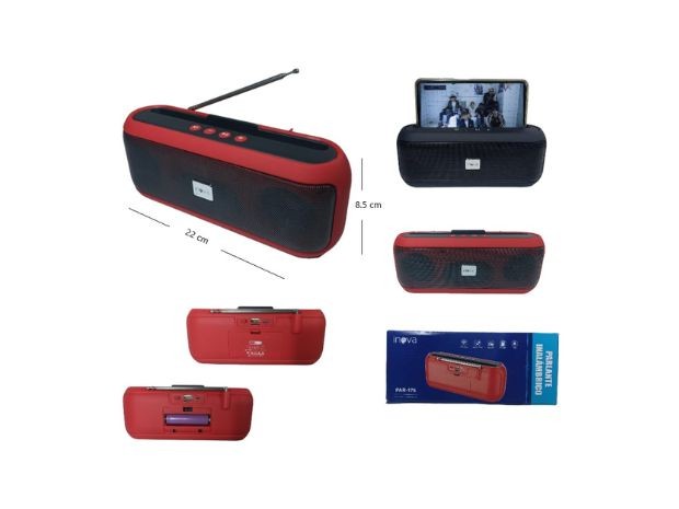 &u+ PARLANTE BT BLUETOOTH PAR-176 MP3 / BT / FM